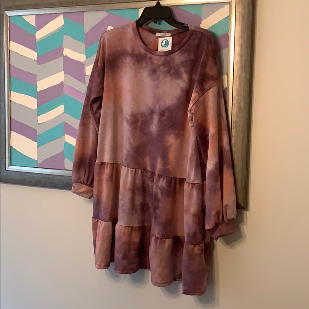 NWT tie die dress Medium